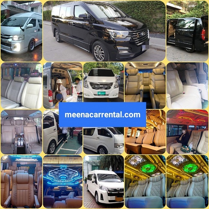 Van service for traveling, business, sightseeing, etc., services all over Thailand