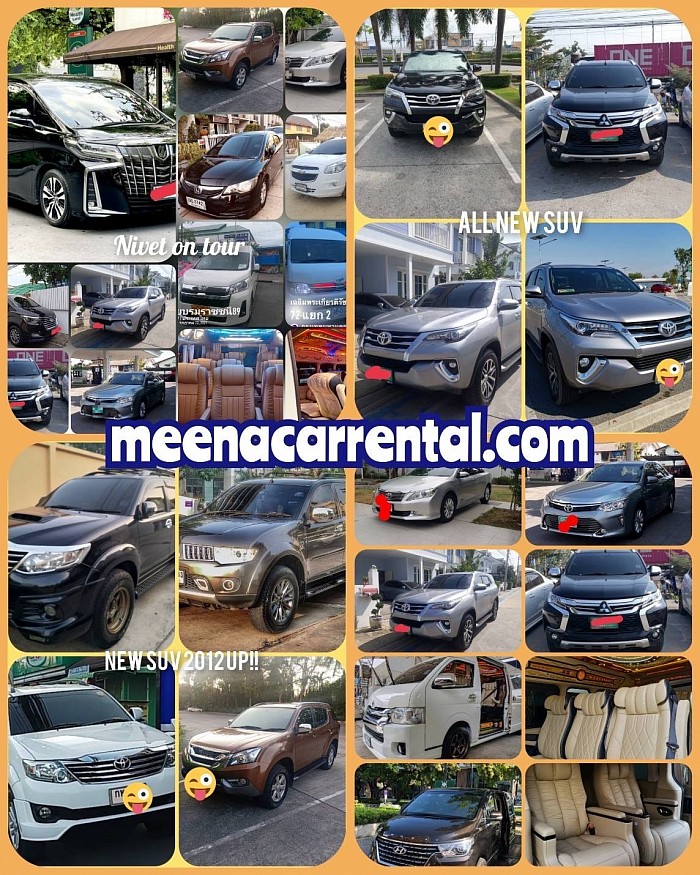 Car rental with driver all over Thailand