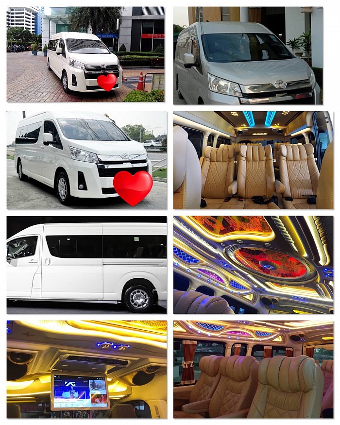 Van travel service throughout Thailand